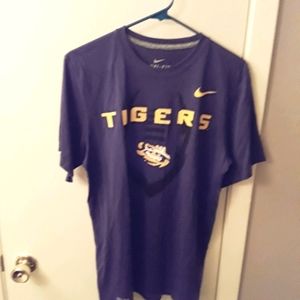 Nike Dri Fit Men's LSU Tigers Shirt Size Medium